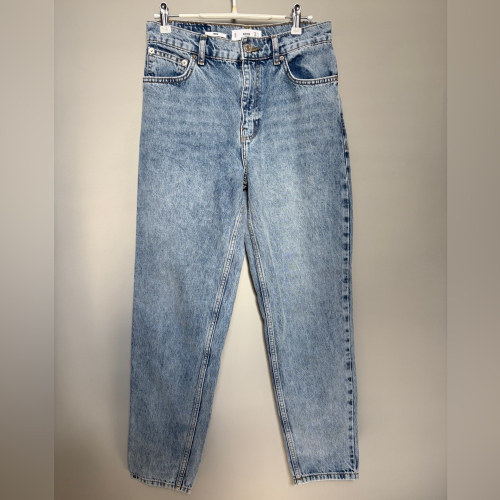 Mango Classic Blue Mom Denim Jeans